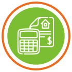 Image of a calculator and estimate